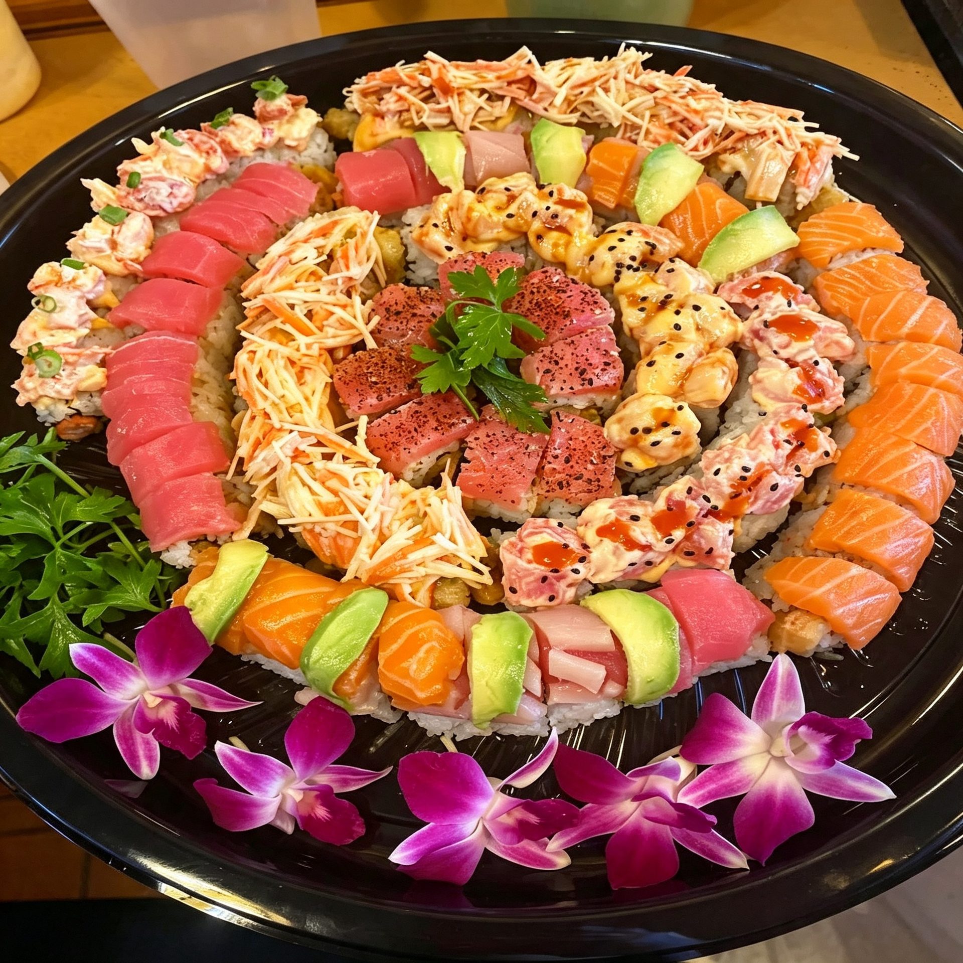 Sushi Made to Look at First