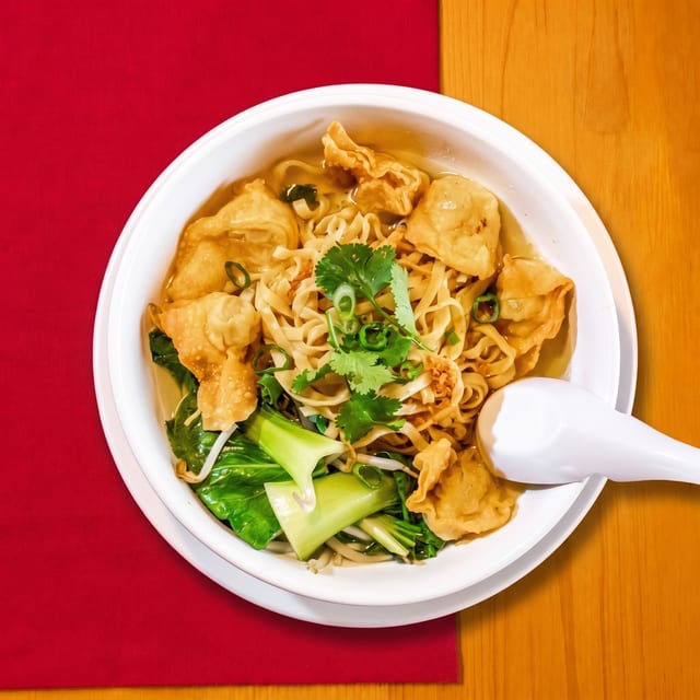 Wonton Noodle Soup.