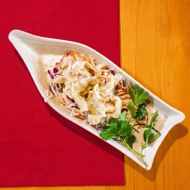 Crab & Shrimp Dumplings.