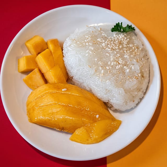 Mango and Sticky Rice (Seasonal).